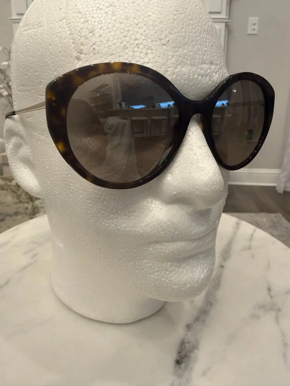 Prada Tortoiseshell Oversized Women's Sunglasses - Brown Lenses - Picture 7 of 7